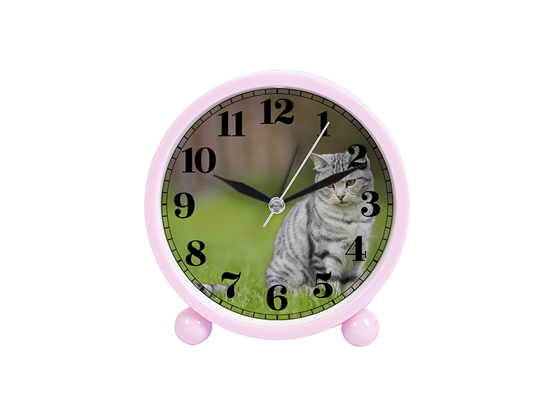 Sat alarm 10,5 × 11 cm — Roze