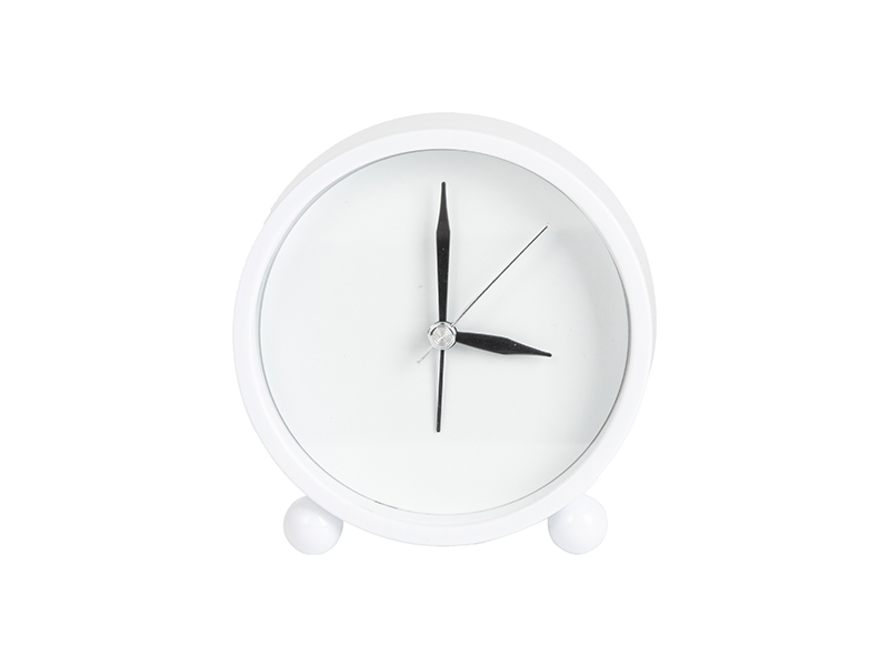 Sat alarm 10,5 × 11 cm — Bijela