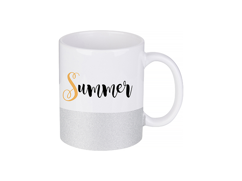 Šolja 11 oz u boji — Srebrna