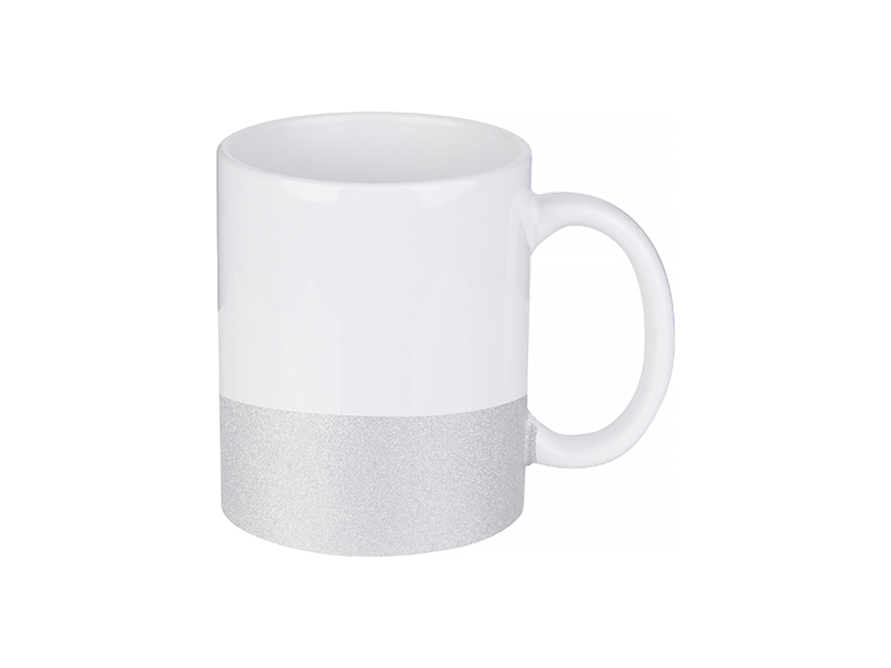 Šolja 11 oz u boji — Srebrna