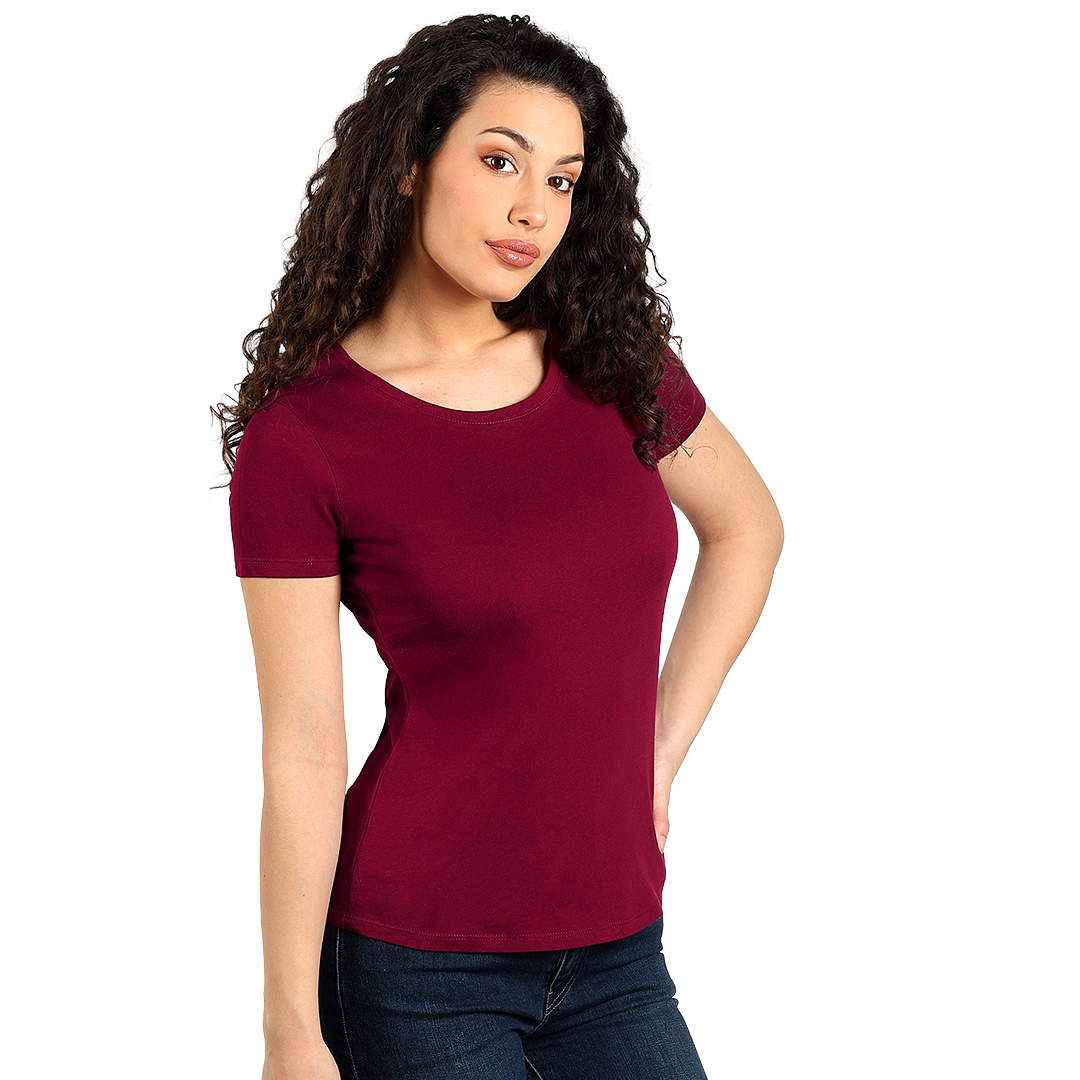 Majica color - Ženska — Bordo