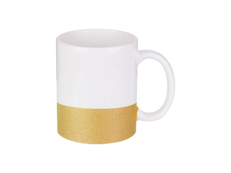 Šolja 11 oz u boji — Zlatna